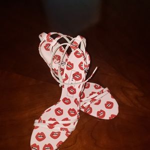 Zara Kiss Strappy Heels